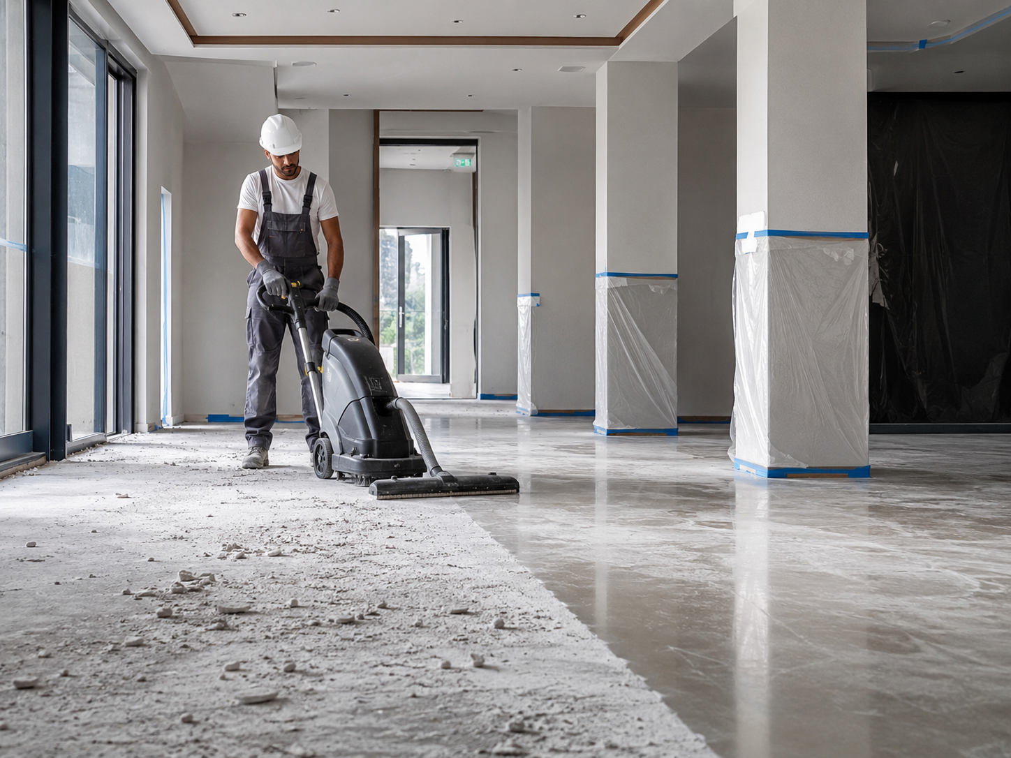 Remise en état d'un intérieur après travaux